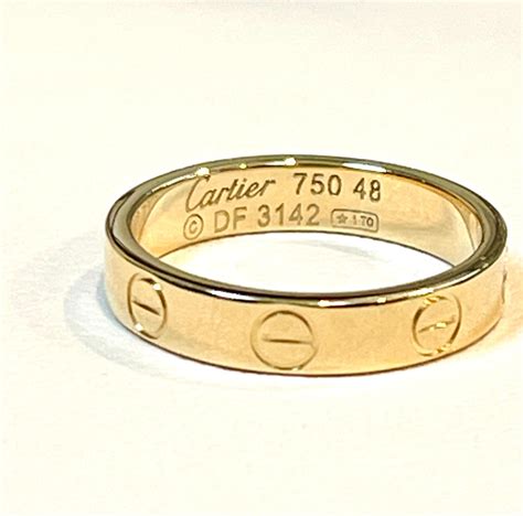 cartier love ring discount|cartier 750 ring 52833a worth.